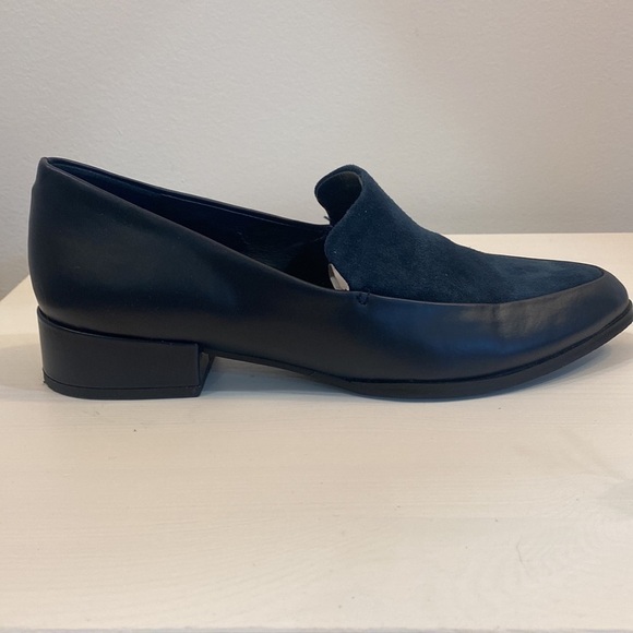 Lord & Taylor Leather Pointed Heeled Loafers - Picture 3 of 13